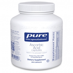 Pure Encapsulations Ascorbic Acid 250 Capsules