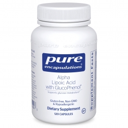 Pure Encapsulations Alpha Lipoic Acid with GlucoPhenol Capsules