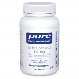 Pure Encapsulations Alpha Lipoic Acid 100mg 120 Capsules