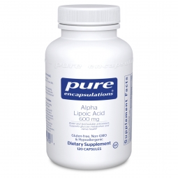 Pure Encapsulations Alpha Lipoic Acid 600 Mg 120 Capsules