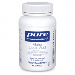 Pure Encapsulations Alpha Lipoic Acid 600 Mg 60 Capsules