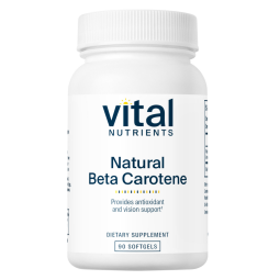 Vital Nutrients Natural Beta Carotene 25000 IU 90 caps