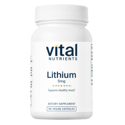 Vital Nutrients Lithium (orotate) 5 mg. 90 caps