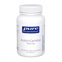 Pure Encapsulations Acetyl-l-Carnitine 500 mg 60 Capsules