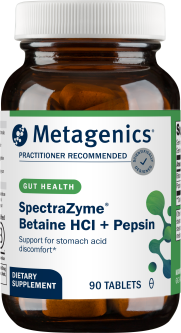 Metagenics SpectraZyme Betain HCL + Pepsin 90 tabs
