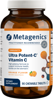 Metagenics Ultra Potent C Chewable Orange Flavor 90 Tab