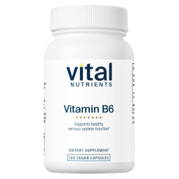 Vital Nutrients Vitamin B-6 100 mg. 100 caps