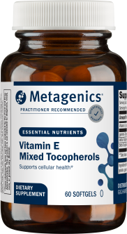 Metagenics Vitamin E + Mixed Tocopherols 60 gels