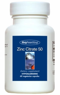 Allergy Research Group Zinc Citrate 50 mg. 60 caps