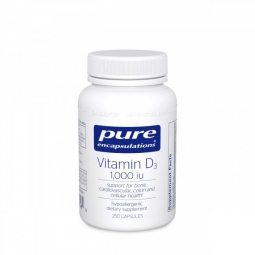 Pure Encapsulations Vitamin D3 25mcg (1000 iu). 250 caps
