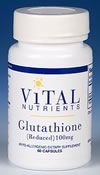 Vital Nutrients Glutathione (reduced) 100 mg 60 caps